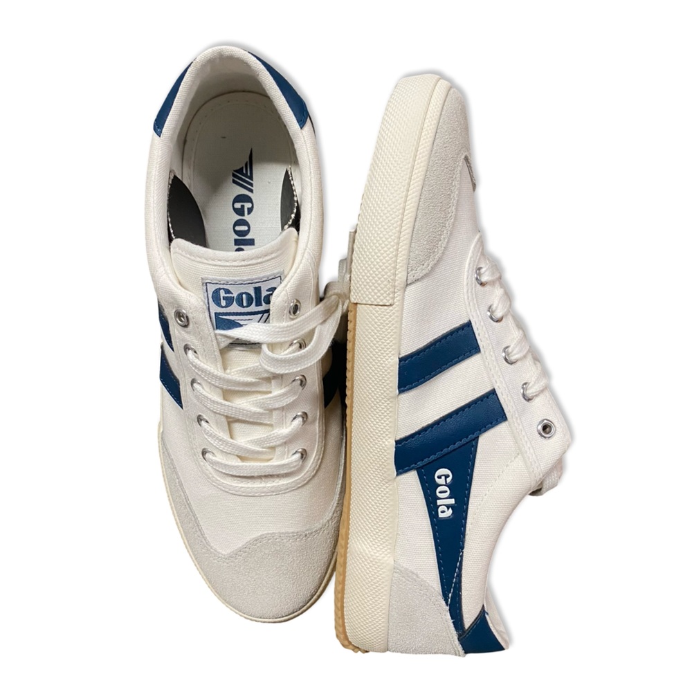 Gola White and Blue Women's Sneakers
